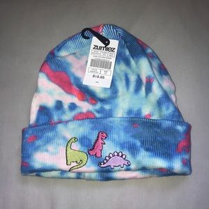 Dinosaur Tye Dye Beanie NWT
